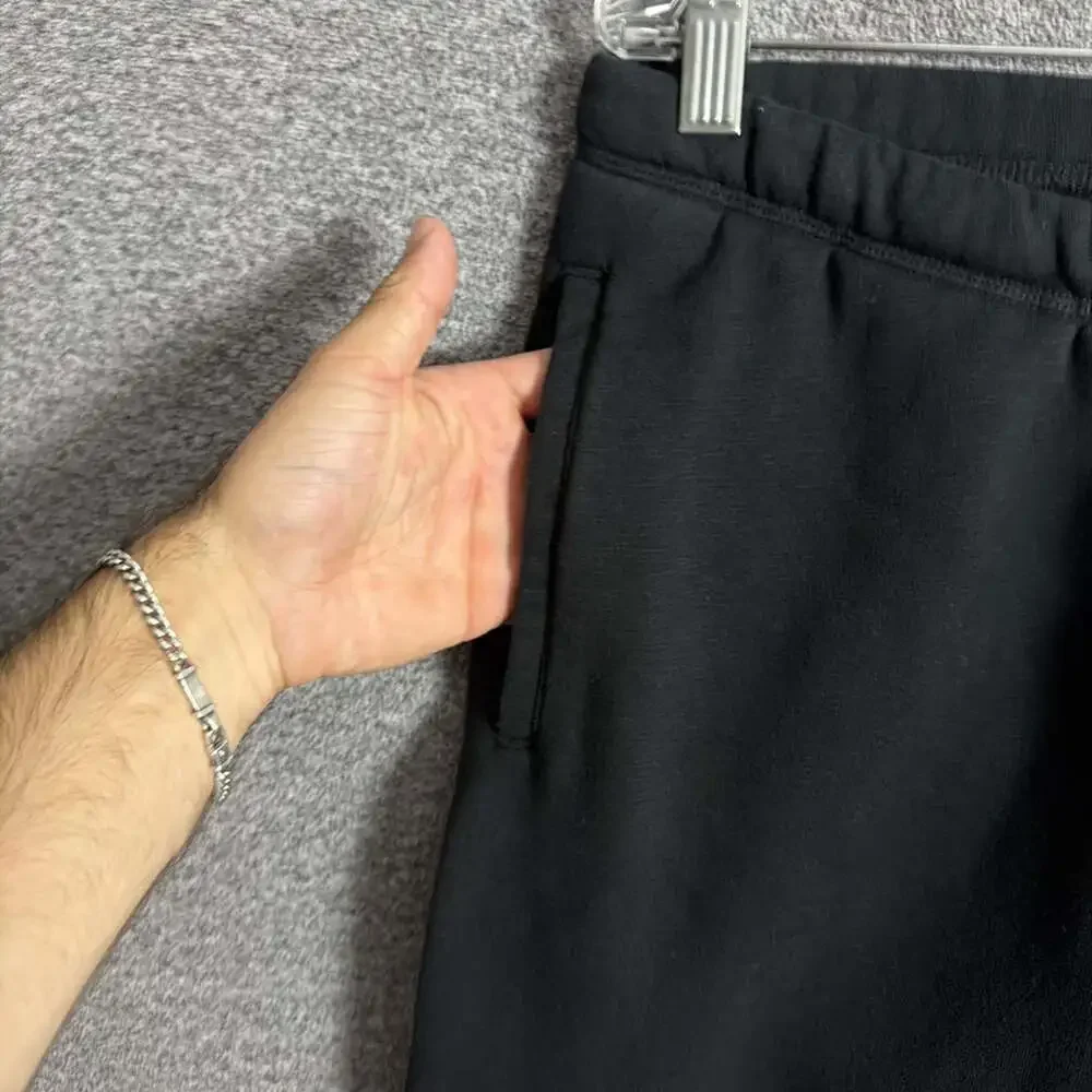 Figs Men's Size Medium Black Fleece Sweatpants